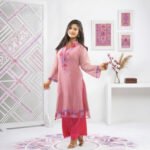 Pink Bean Elias Heritage Embroidered Kurta Set