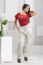 Women’s Baggy Fit Cargo Pants - Image 4