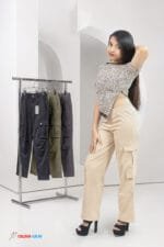 Women’s Baggy Fit Cargo Pants - Image 4