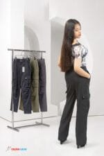 Women’s Baggy Fit Cargo Pants - Image 4