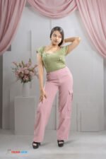 Women's Baggy Fit Cargo Pants - Image 5