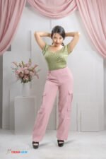 Women's Baggy Fit Cargo Pants - Image 4