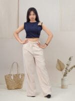 Women’s Track Pants with Side Stripes | High Waist Joggers | Casual Sportswear & Gym Wear Trousers - Image 4