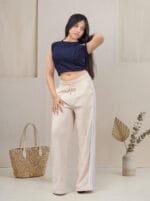 Women’s Track Pants with Side Stripes | High Waist Joggers | Casual Sportswear & Gym Wear Trousers