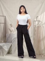 Women’s Track Pants with Side Stripes | High Waist Joggers | Casual Sportswear & Gym Wear Trousers - Image 5