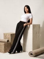 Women’s Track Pants with Side Stripes | High Waist Joggers | Casual Sportswear & Gym Wear Trousers